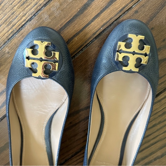 Tory Burch Claire Ballet Flat in Bright Navy - Picture 8 of 11